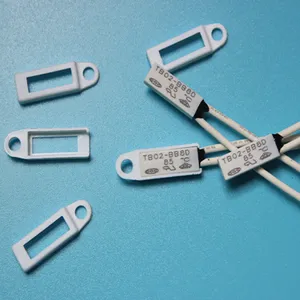 厂家热销02型温度可选常开型温度开关 小体积温控开关塑壳热保护器