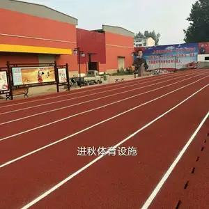 中小学校园环保塑胶跑道材料生产供应跑道铺装施工