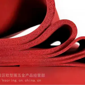 硅胶发泡板耐高温防腐蚀发泡硅胶海绵板硅胶软板多种规格供应