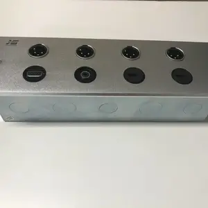 金视JS-WP300墙面插座 铝镁合金墙面信息盒产品接口任意组合
