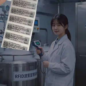 RFID低温液氮电子标签 耐-196℃冻存 低温样本追溯 工业识别标签