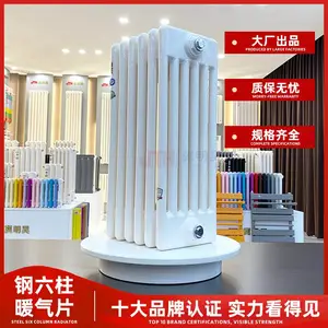 暖气片厂家 燃煤锅炉采暖项目 钢管柱形散热器GZ606 冀明昊