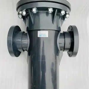 SENMA塑料UPVC法兰篮式过滤器Basket type filter