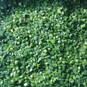 杞动能量厂家批发速冻团餐净菜韭菜丁学校食堂***速冻净菜原料