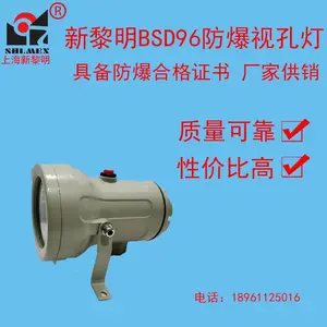 上海新黎明防爆视孔灯BSD防爆视镜灯LED化学反应釜观察照明灯