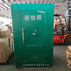 爆破现场用避炮房 10mm钢板躲炮掩体 移动式放炮观察屋 BTJD-001