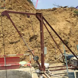 人工挖桩机专用小吊机小型吊机吊运机吊料机
