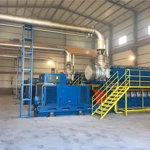 6MW轮胎油塑料油电站3X2MW发电机组