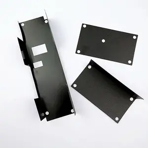 开关电源PC/PET防火绝缘垫片麦拉片模切 PVC折痕黑色阻燃绝缘片