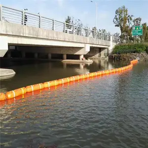 水电站库区拦污浮体 河道保洁杂物阻挡隔离配套设施