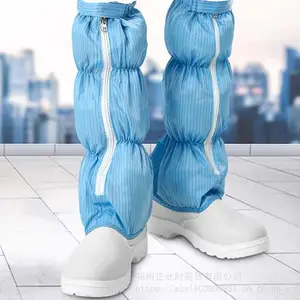 防静电工作鞋 PVC拖鞋凉鞋静专用服饰套装服SPU中巾鞋帆布材质生产可定制款