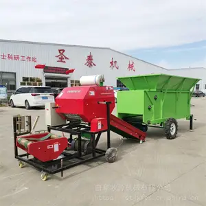 秸秆青贮打包机青储玉米打捆机全自动打捆包膜机