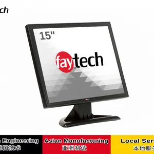 faytech 飞帆泰 15寸 电阻触摸显示器,支持Windows/Mac/Android