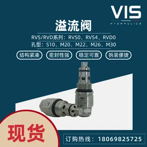 意大利VIS溢流阀RVD0/RVS0.S10/M30安全阀进口液压阀替换海德福斯