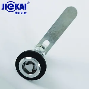 JK431锌合金电梯层门锁 电梯专业人钥匙锁 电梯三角锁