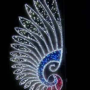 亳州 LED发光中国结 1.2米彩色雨伞造型灯 来图定制