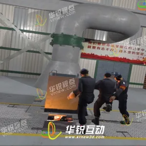 钢铁厂VR模拟事故体验_钢铁生产虚拟仿真平台_VR虚拟现实公司_广州华锐互动