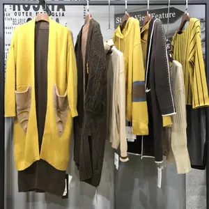 【银钻】山羊绒牦牛绒大衣货源批发走份 品牌专柜女装尾货 品牌库存女装尾货