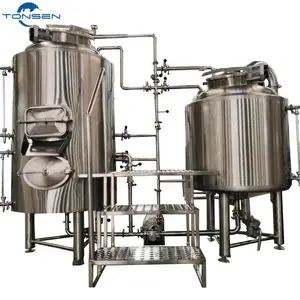 汤宸800L两体三器糖化系统 啤酒设备 果酒设备