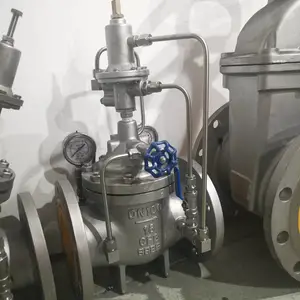 800X不锈钢压差旁通阀 压差旁通水力控制平衡阀