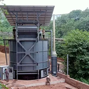 大柯机械禽畜粪便有机肥发酵罐 市政污泥餐厨垃圾无害化处理