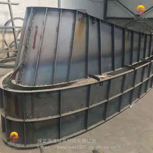 ETC船型防撞安全岛模具 源茂混凝土水泥安全岛模具