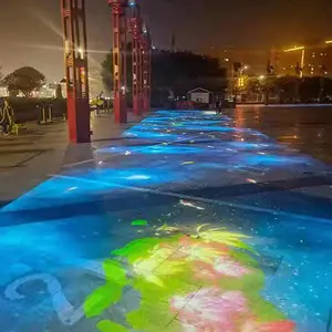 卓翊 地面互动流光瀑布租赁 多款软件内容出售