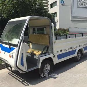 敞开式电瓶液压尾板车、工厂定制搬运车、平板车供应