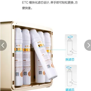 沁园QR-RU-506A家用纯水机厨房自来水净水器三膜精滤