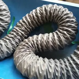 耐高温尼龙布伸缩风管 缠绕型抗撕裂尼龙布风管