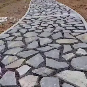 不规则碎拼石 砌墙石厂家直销