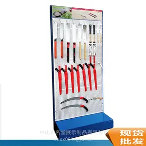 现货供应折叠锯展架、小手锯展示架、木工锯货架、园林工具展示架 、园林锯展架 、手锯架子