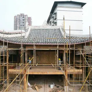 四川乐山钢结构仿古建筑设计 施工-乐山市景观仿古钢结构设计施工
