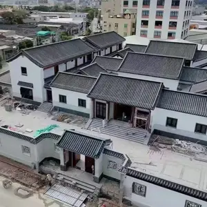 京派四合院屋顶仿古瓦 徽派屋顶小青瓦 烧制复古瓦