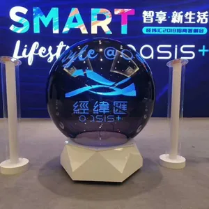 深圳水晶启动球租广州赁彩色启动球东莞全息动画展示启动球租赁
