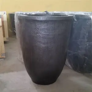 河北中冀金钢厂家现货TY2560#生铁坩埚熔铝锅熔炼专用