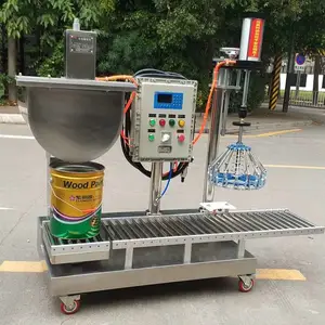 广东江苏pu跑道胶跑道漆灌装机 锐勒自动称重包装机厂家