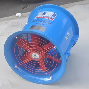 浙江伊贝风机玻璃钢防腐防爆轴流风机 FBT35-11低噪音大功率壁式排风机