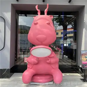 大型玻璃钢树脂工艺品 玻璃钢动漫卡通公仔雕塑
