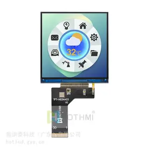 3.4寸方形彩色液晶显示模块480X480分辨率彩屏模组MIPI接口