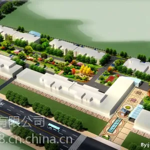 重庆江北渝北万州3D效果图鸟瞰图设计