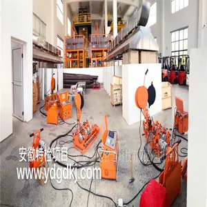 宁阳PE天然气全自动对接机 小票打印 加热板自动弹起
