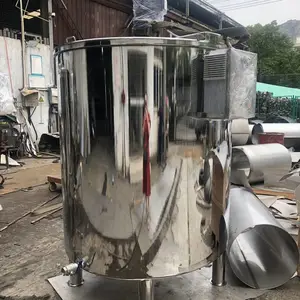 厂家直销 国禹不锈钢卫生/食品级不锈钢单层搅拌罐/搅拌桶配变频调速