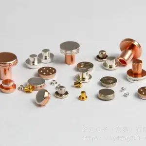 华元AgCdo3-10Φ复合银触点万用开关触点材料