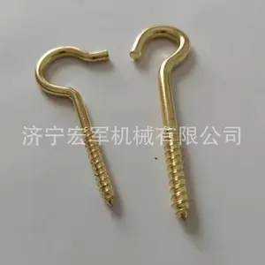 宏军定制羊眼木螺丝 门窗五金船用羊眼钉 不锈钢吊环螺丝
