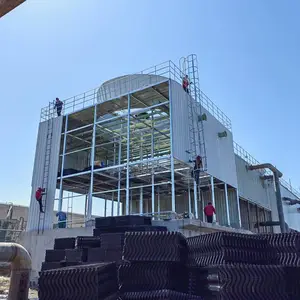逆流式循环水冷却塔 开式冷却塔节水节能 1500吨玻璃钢冷却塔