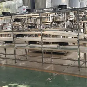 大型传送式均匀风干豆腐皮摊晾机不锈钢省时省力豆制品设备