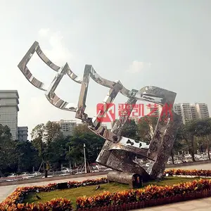 不锈钢铸造加工,艺术雕塑制作,书本造型雕塑,不锈钢锻造工艺