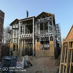石家庄赞皇装修完就可以直接入住自保温节能别墅农村钢结构房屋建造
