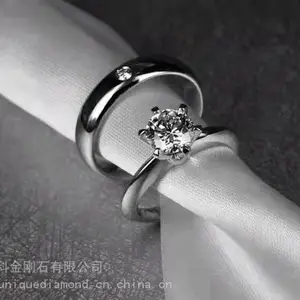 高温高压培育钻石源头直供1克拉裸钻海量现货厂家批发